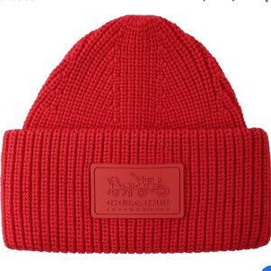 Coach LOGO patch Beanie